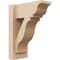 Ekena Millwork 6-in W x 12-in D x 16-in H Funston Trad Rough Cedar Woodgrain TimberThane Outlooker, Primed Tan OUTUR060X12X16FST04RCPR - alternate 1